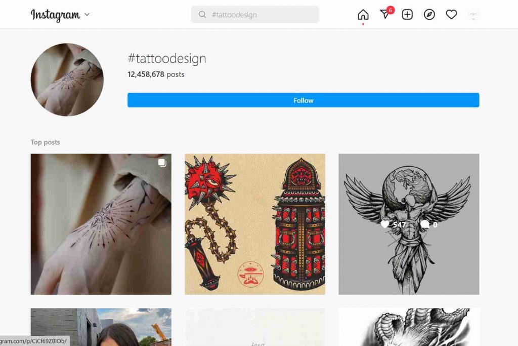 Tattoo Design Hashtags