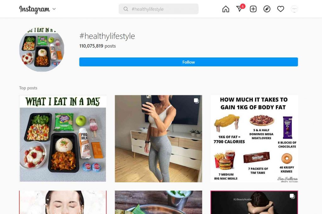 Healthy lifestyle Hashtags 