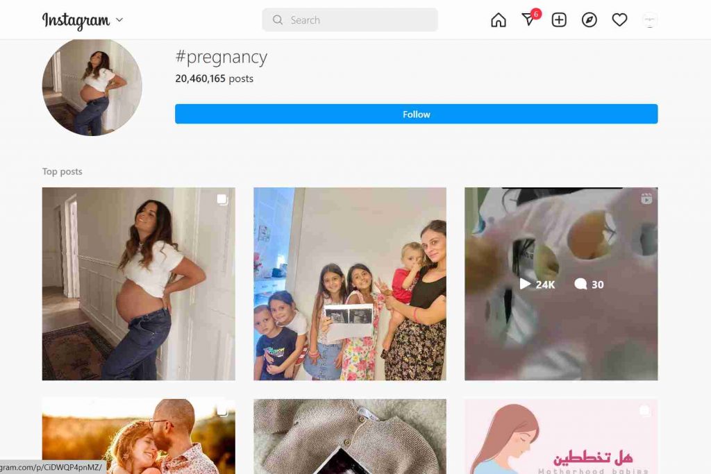 Pregnancy Hashtags for Instagram