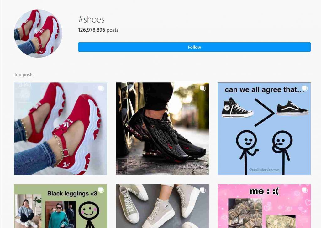 Flatter courage extent Finest Sneaker And Shoe Hashtags For Instagram - Mediabooster
