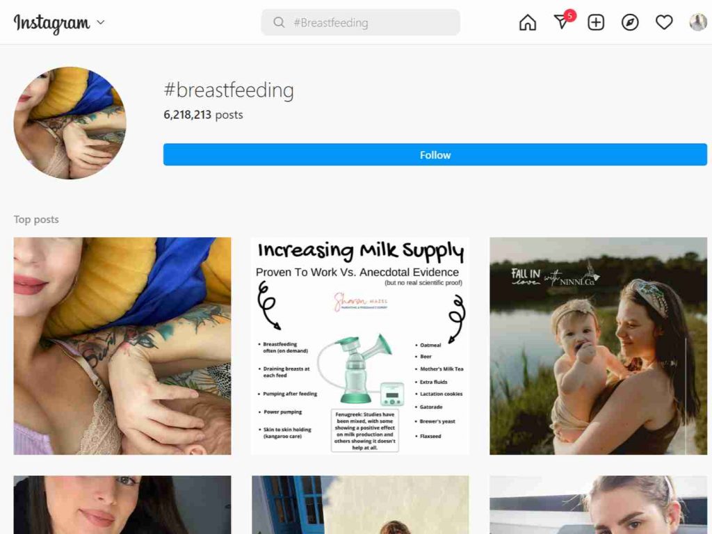 Breastfeeding Hashtags