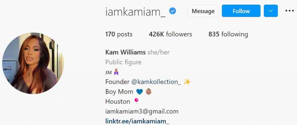 Kam Williams-Top Instagram Influencers