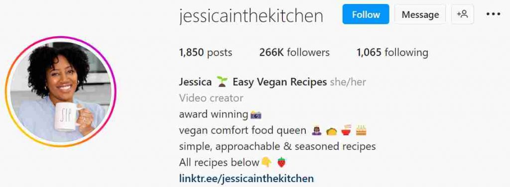 Jessica Hylton-food blogger on instagram
