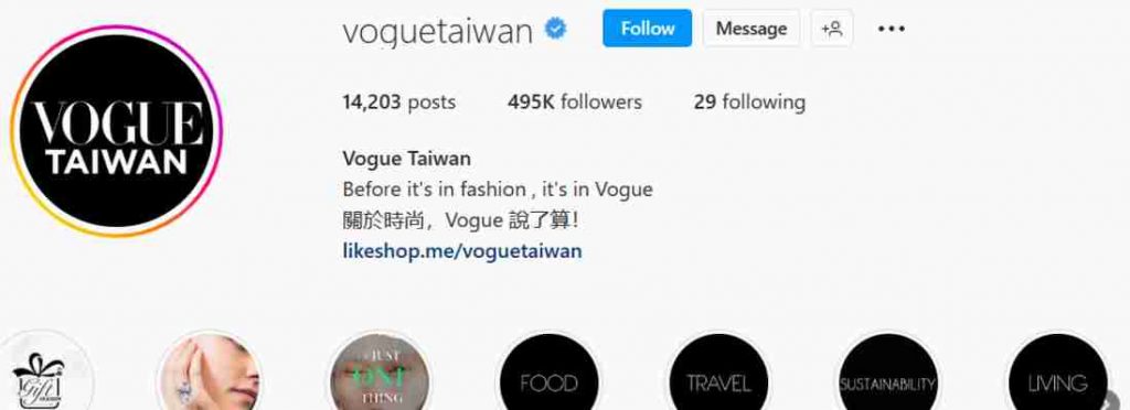 Fashion Instagram Accounts