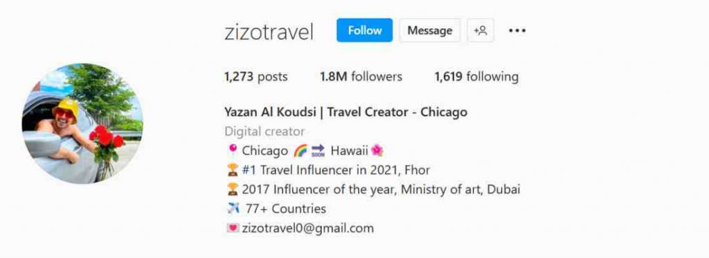 Yazan-Travel Instagram Influencers