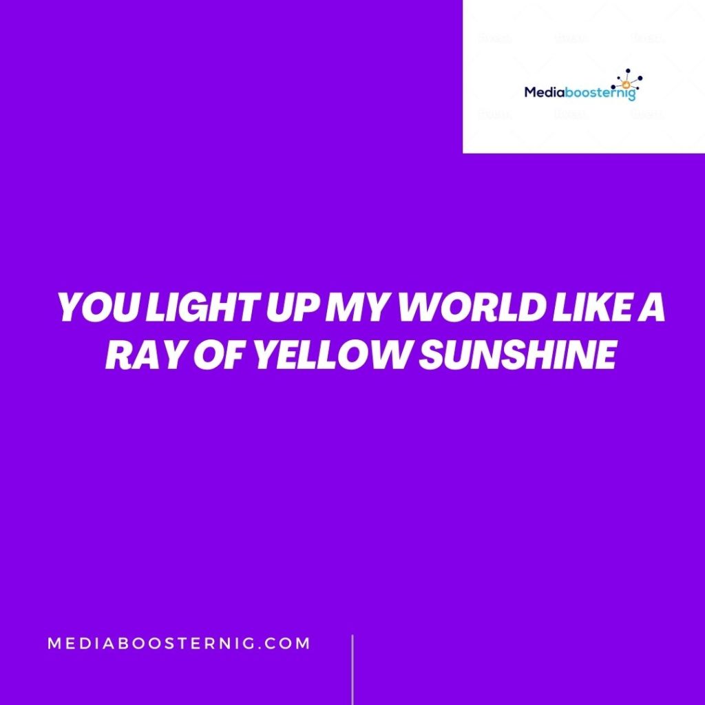 Attractive Yellow Love Quotes for Instagram