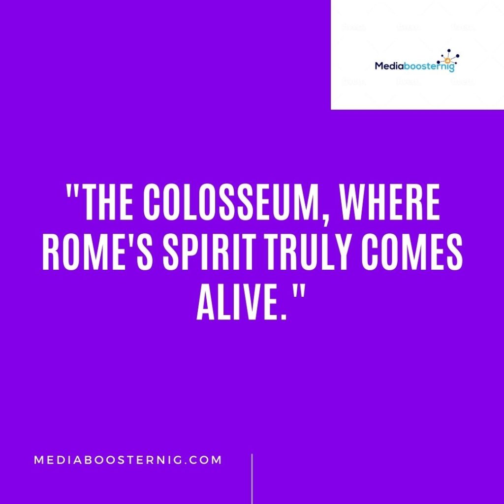 Rome Colosseum Captions